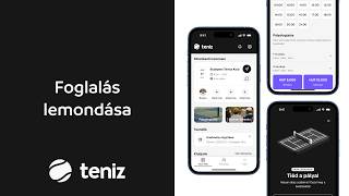 Foglalás lemondása (Mobilapp)