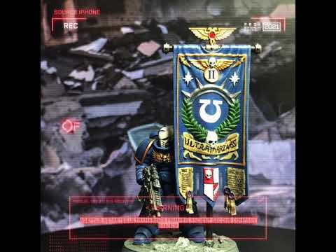 Adeptus Astartes Ultramarines Primaris Ancient 2nd Company