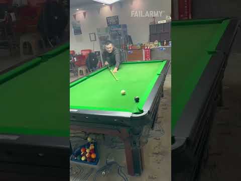 dude rage quits the pool table