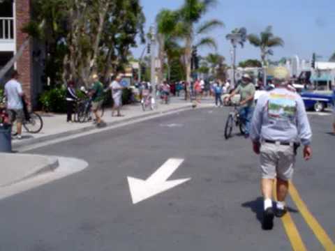 Mike's 56 Hemi Chevy moving to the winners circle