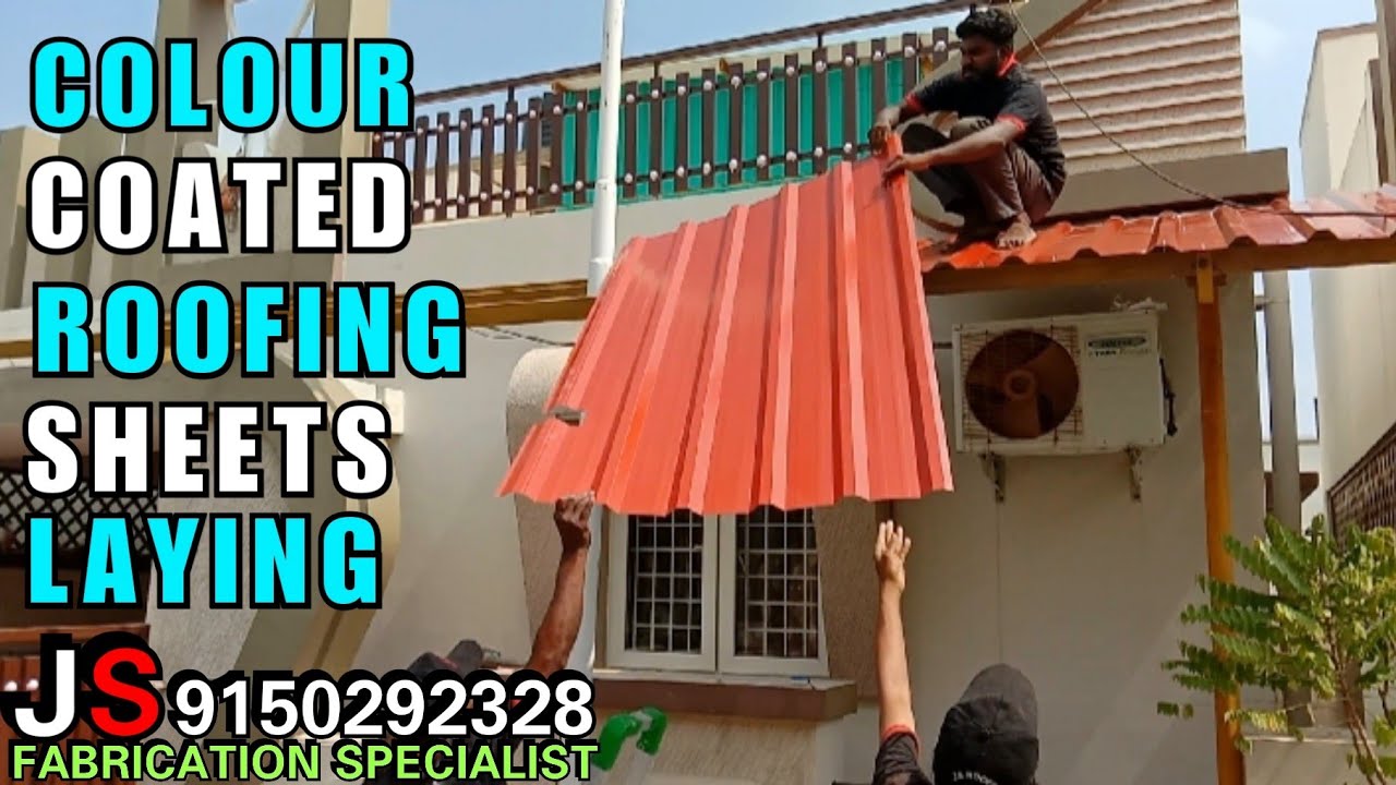 how to laying colour coated roofing sheets | Beginner's Guide | fabrication specialist | JS roofing
