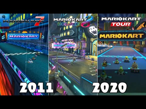 Evolution Of 3DS Neo Bowser City Course In Mario Kart Games [2011-2020]