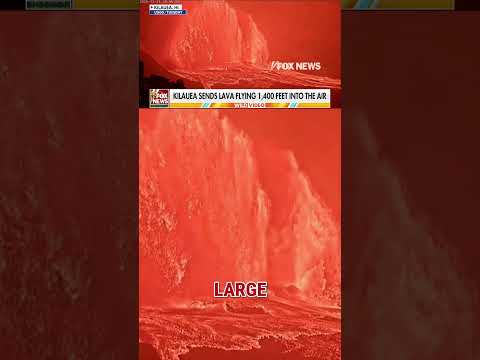 WATCH: Hawaii's Kilauea volcano ERUPTS ahead of Christmas #shorts