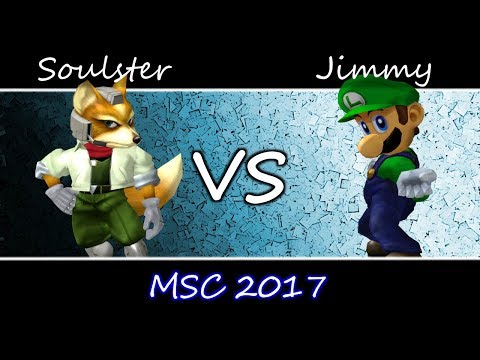 MSC 2017 SSBM -  Jimmy (Falco, Captain Falcon) vs LitG | Soulster (Fox) - Smash Melee Pools