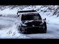 Snowy WRC Monte Carlo Test For Kalle Rovanperä With The 2025 Non Hybrid Toyota GR Yaris Rally1