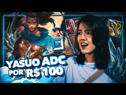 ME PAGARAM 100 REAIS PRA JOGAR DE YASUO ADC! – League of Legends