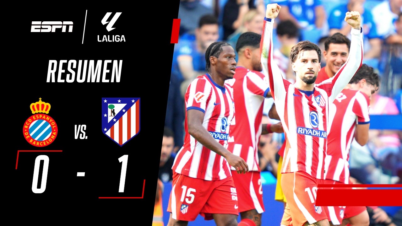 GOL AGÓNICO DE BAENA Y VICTORIA A DOMICILIO | JULIÁN JUGÓ EL ST | Espanyol 0-1 Atl. Madrid | RESUMEN