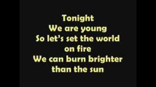 Fun - We are young (cover by: Savannah Outen & Max Schneider) - LYRICS