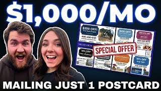 $1,000/Month Mailing Just 1 Postcard