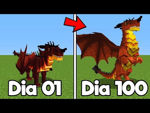 SOBREVIVI 100 DIAS COMO UM DRAGÃO NO MINECRAFT O FILME