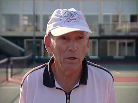 Tom Brown, tennis pro, talking about life after shoulder replacement surgery.