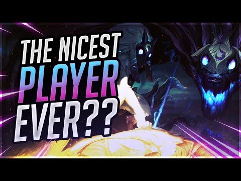 RANK 1 KINDRED FOREST WITHIN CARRIES GAME AND MEETS NICEST PLAYER EVER!? - League of Legends