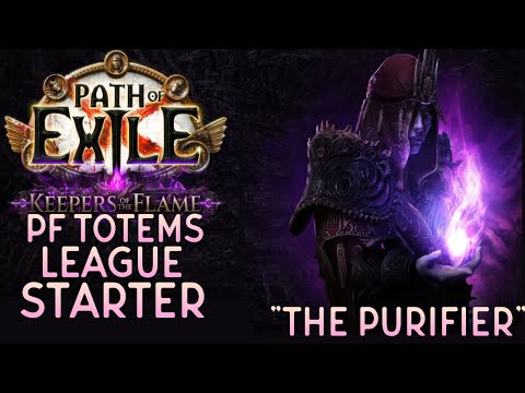 PoE 3.27 Totem League starter build guide. mobalytics Included! Hierophant Purifying flame. part 1