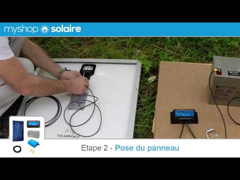 comment installer panneau solaire