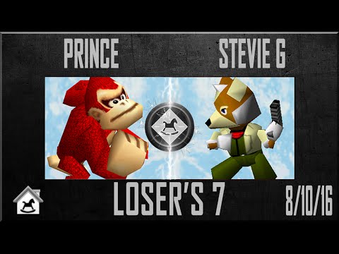 Darkhouse 12 - Prince (Donkey Kong) Vs. Stevie G (Fox)  Super Smash Bros Losers Bracket - SSB64