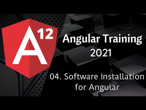 04 Software Installation Angular Tutorial Naveen Saggam