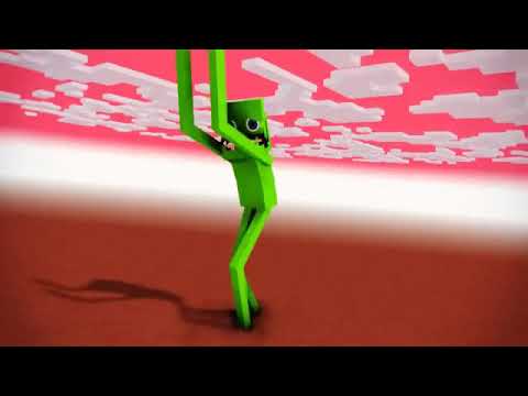 Endirmen yeşil uzaylı dansı oynuyor izleyin