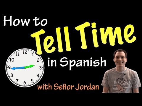 Telling time in Spanish - Explanation (Basic)