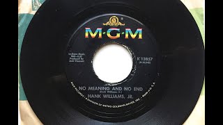 No Meaning And No End , Hank Williams Jr. , 1968