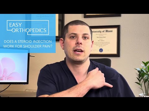 Does a steroid injection work for shoulder pain?