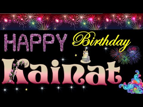 Happy Birthday Kainat | Birhday wish to kainat | birthday Cake