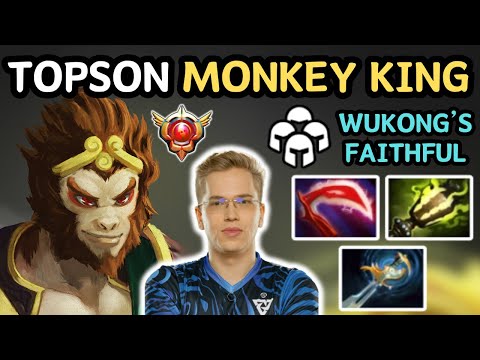 🔥 7.63a TOPSON MONKEY KING Midlane Gameplay 🔥 Signature Hero Grandmaster Tier TOPSON - Dota 2