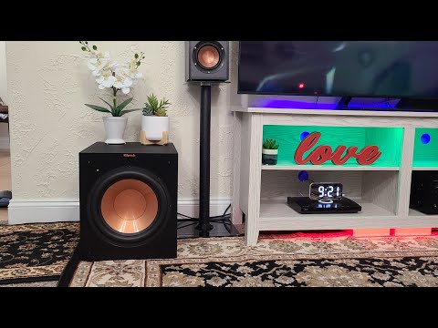 Klipsch R-12SW 12" Front Firing Subwoofer  (4K Quality) (Unboxing,Setting,Sound Test).