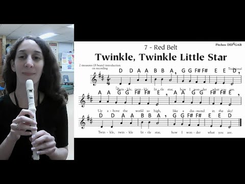 Twinkle Twinkle - Recorder Lesson 8