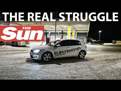 I drove a 12-year old VW e-Golf to -26°C and I was shocked!