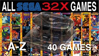 All Sega 32x & Sega CD 32x Games A to Z - All 40 Games