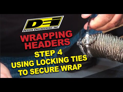 Wrapping Headers - Anchoring the wrap and using Locking Ties Properly