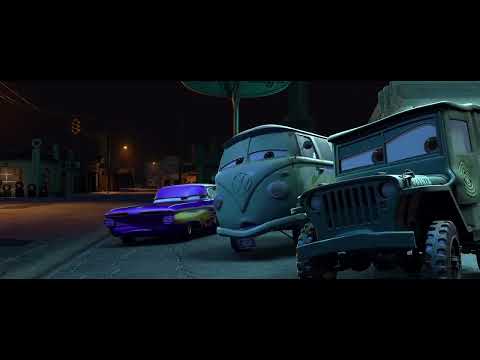 Cars (2006) - Police Chase Scene