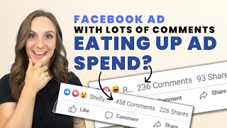 Facebook Ad With Lots Of Comments Taking Up Ad Spend