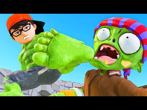The Unequal Battle Of Nick Hulk And The Giant Zombie   Scary Teacher 3D Brave Ironman72