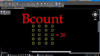 How to use bcount Command in Autocad | autocad block counting