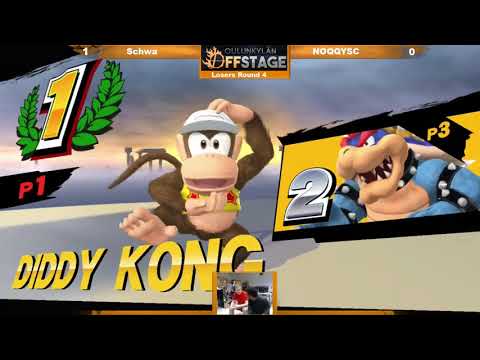 Oulunkylän Offstage 4 - WiiU Singles - Losers Quarters - NOQQYSC(Bayo, Bowser) vs Schwa(Diddy)
