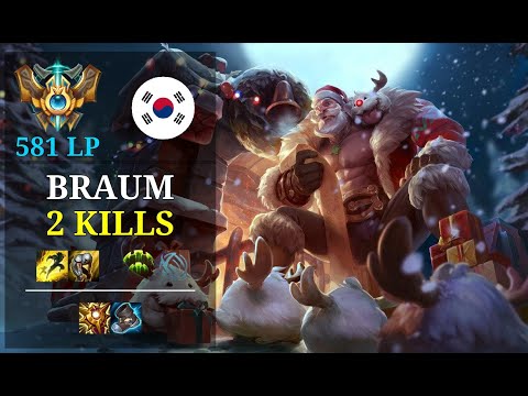 Braum Support vs Thresh - 2 kills - Af Minit KR Challenger (581 LP) Patch 11.5