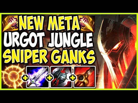 NEW META URGOT JUNGLE! THIS IS THE STRONGEST JUNGLER EVER! Urgot Jungle Build Season 9 PBE Gameplay
