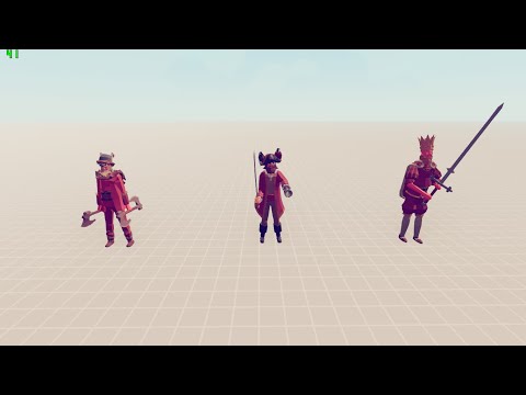 THE KING,ULLR,CAPTAIN VS EVERY UNIT |Totally Accurate Battle Simulator