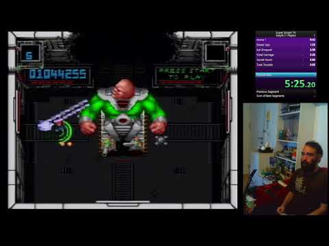 Super Smash TV (Easy%) speedrun 7.45