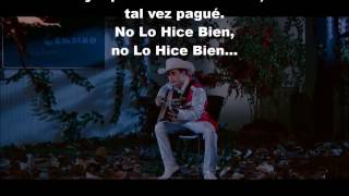 No Lo Hice Bien (video oficial con letra) - Los Plebes Del Rancho De Ariel Camacho