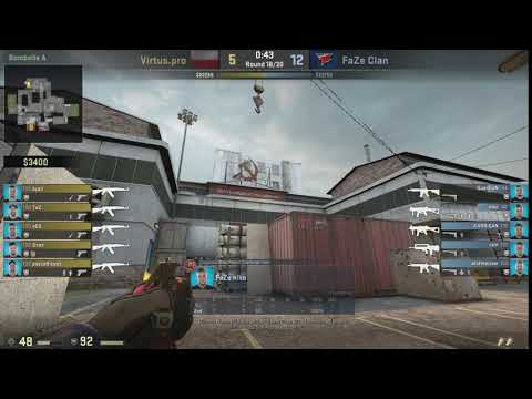 FaZe NiKO Flashes A Main for Karrigan Cache @ ESL NY 2017