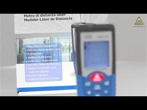 Видео Лазерный дальномер LDM-100 из ударопрочного пластика