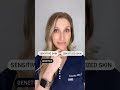 Do you have sensitive skin or SENSITIZED Skin? Dermatologist Explains | #SHORTS