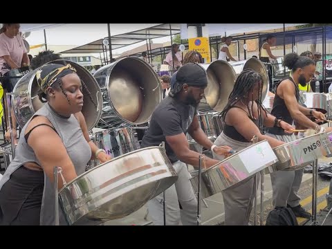 2025 UK Panorama - Pan Nation - Mas Go Play (rehearsing on the drag)