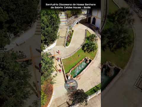 CALDAS NOVAS GOIÁS, PROJETO VISÃO AÉREA - SANTUÁRIO DIOCESANO DE NOSSA SENHORA DA SALETE.