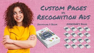 What are the differences between Custom Pages and Recognition Ads