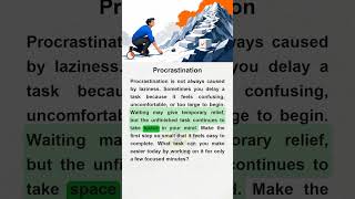 Procrastination #procrastination
