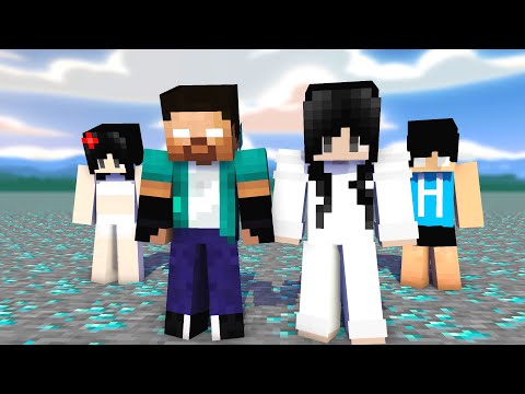MONSTER SCHOOL:HERO TONIGHT HEROBRINE FAMILY - MINECRAFT ANIMATION