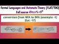 Conversion From NFA To DFA Example FLAT TOC